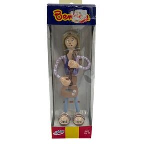 Vtg Kid Galaxy Bendos Action Figure Rainbow Flower Child Posable NIB